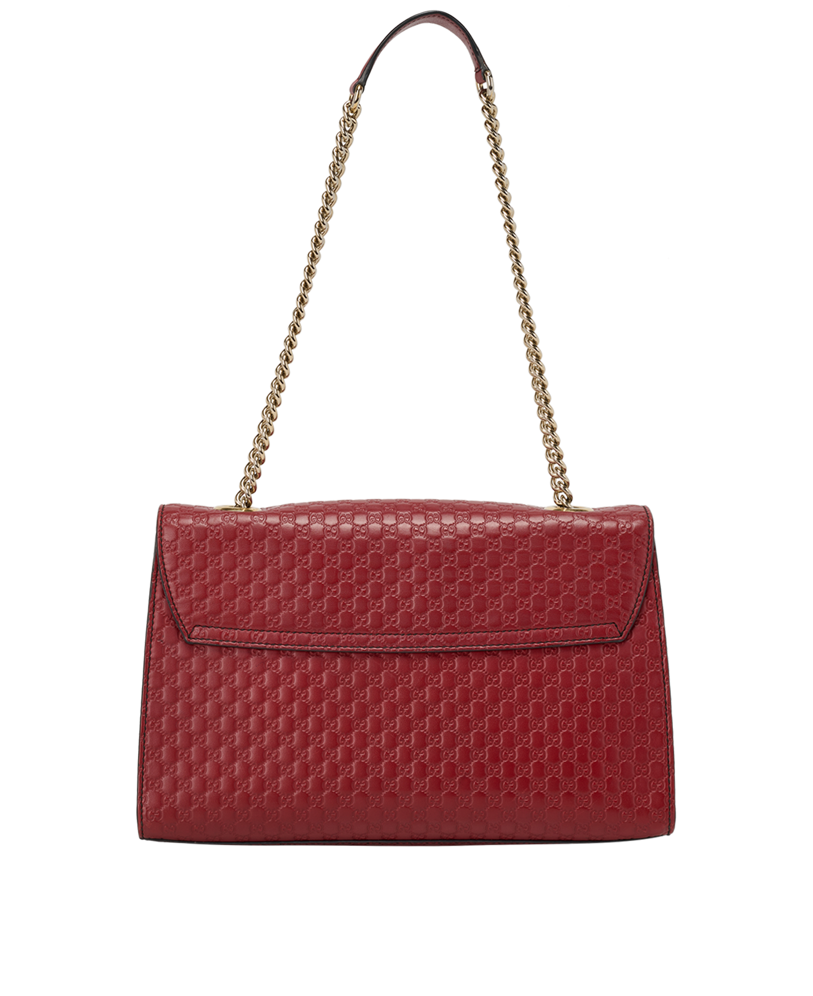 Medium Emily, &pound;650, Handbags, Red, Leather, Back view
